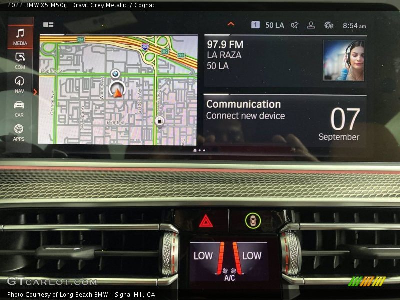 Navigation of 2022 X5 M50i