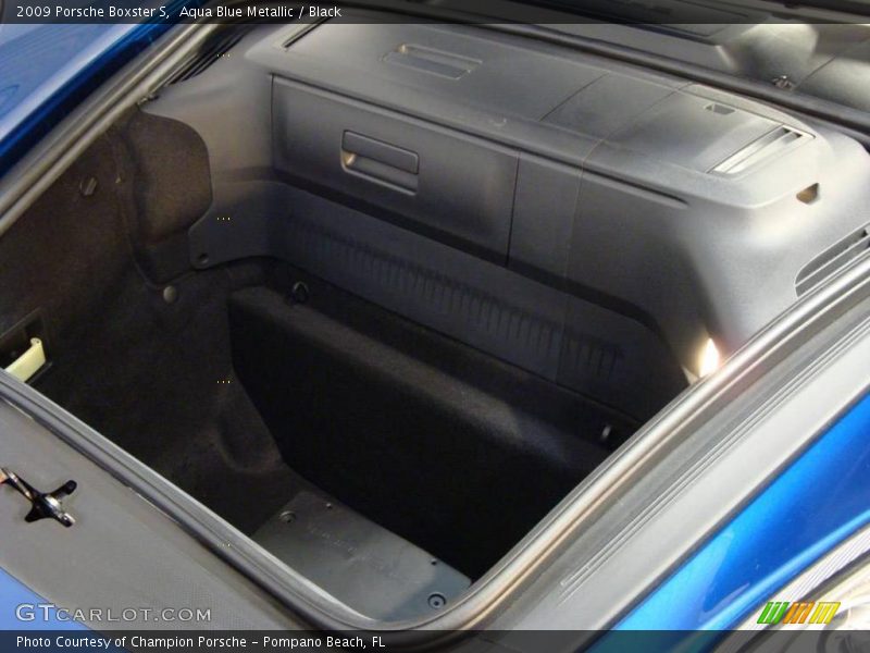Aqua Blue Metallic / Black 2009 Porsche Boxster S