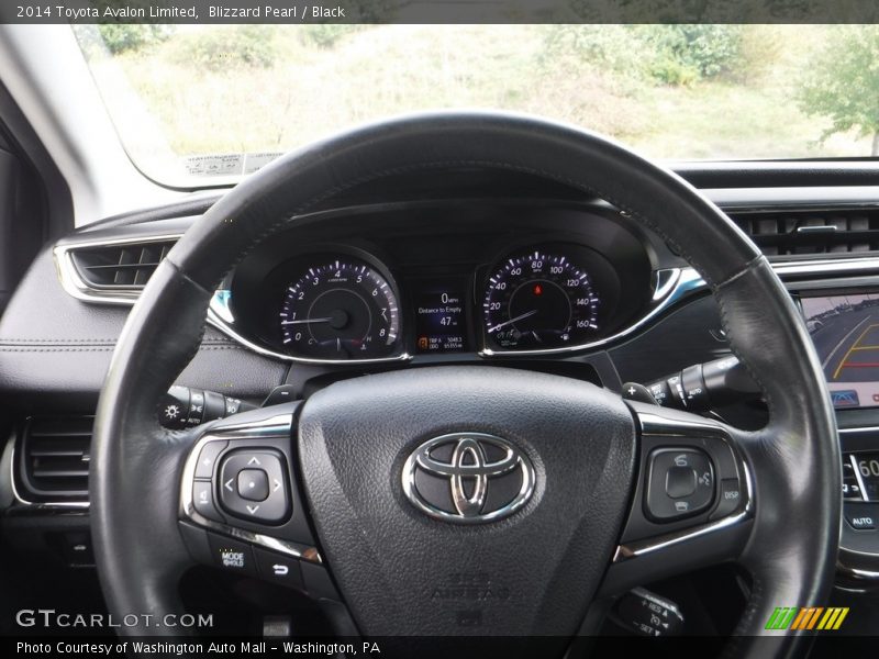 Blizzard Pearl / Black 2014 Toyota Avalon Limited