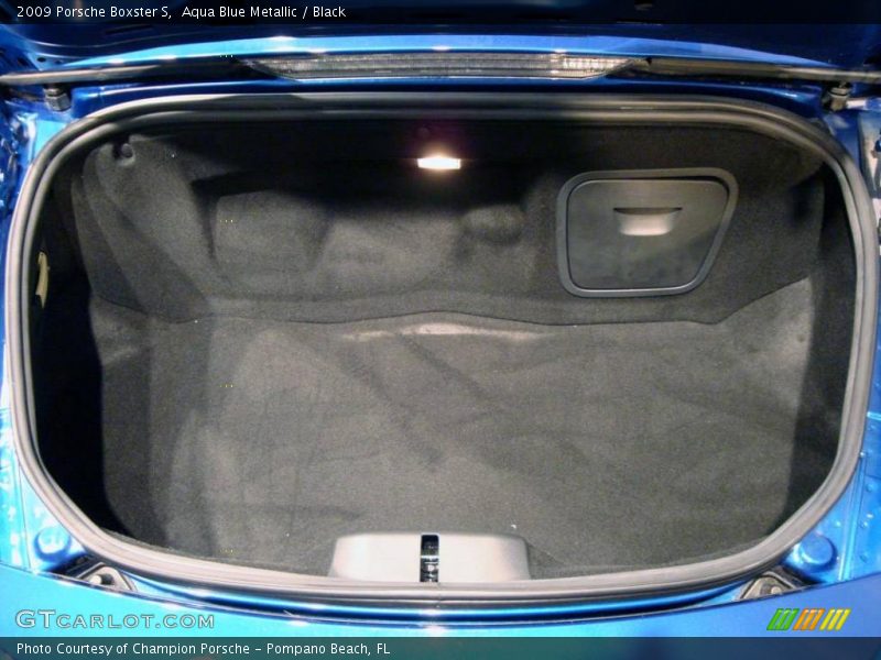 Aqua Blue Metallic / Black 2009 Porsche Boxster S