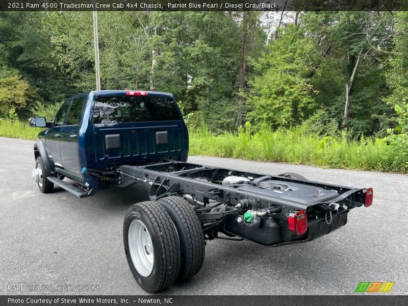 Patriot Blue Pearl / Diesel Gray/Black 2021 Ram 4500 Tradesman Crew Cab 4x4 Chassis