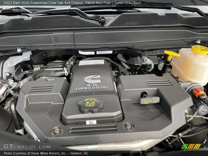  2021 4500 Tradesman Crew Cab 4x4 Chassis Engine - 6.7 Liter OHV 24-Valve Cummins Turbo-Diesel Inline 6 Cylinder