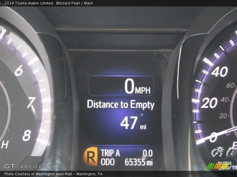 Blizzard Pearl / Black 2014 Toyota Avalon Limited