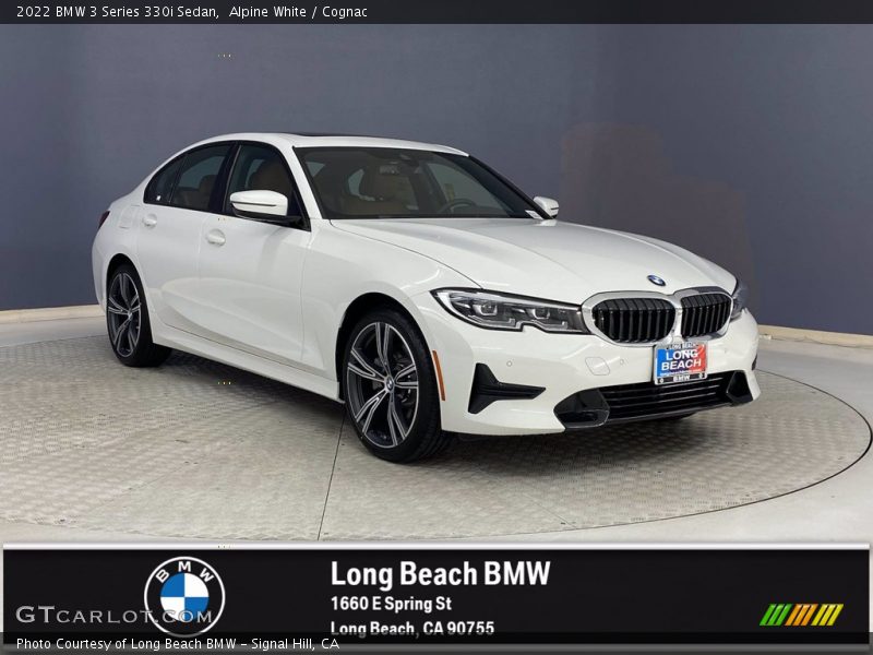 Alpine White / Cognac 2022 BMW 3 Series 330i Sedan
