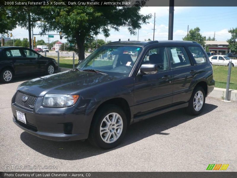 Dark Gray Metallic / Anthracite Black 2008 Subaru Forester 2.5 X Sports