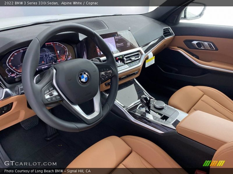 Alpine White / Cognac 2022 BMW 3 Series 330i Sedan