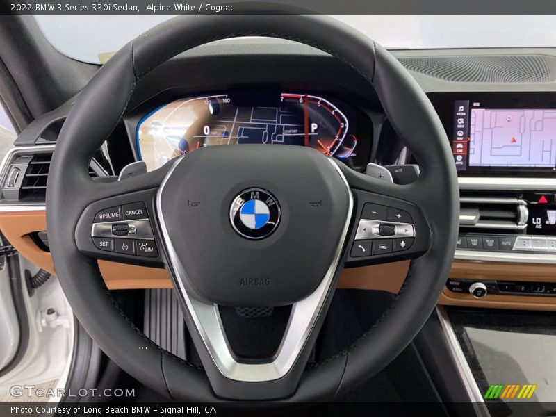 Alpine White / Cognac 2022 BMW 3 Series 330i Sedan
