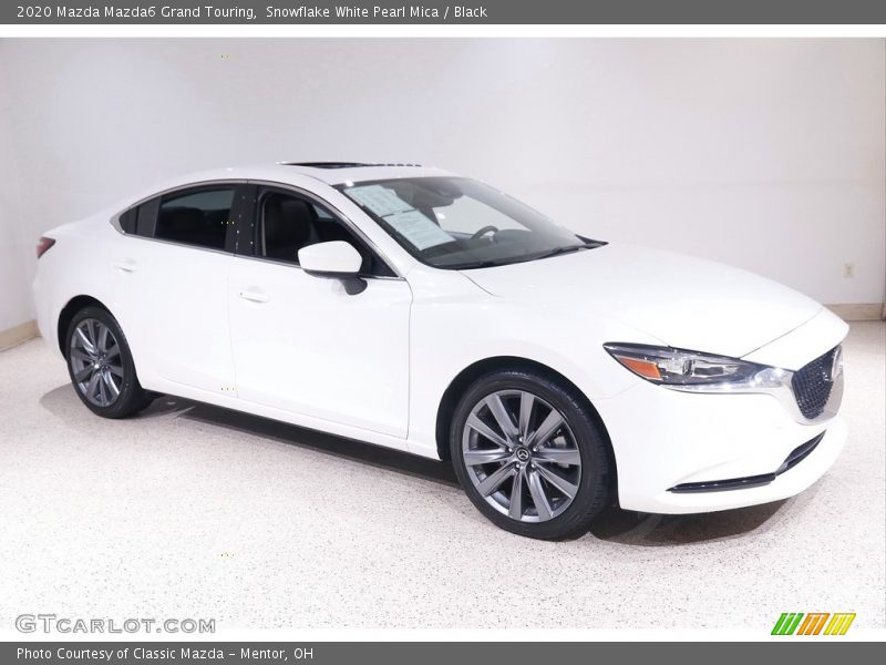 Snowflake White Pearl Mica / Black 2020 Mazda Mazda6 Grand Touring