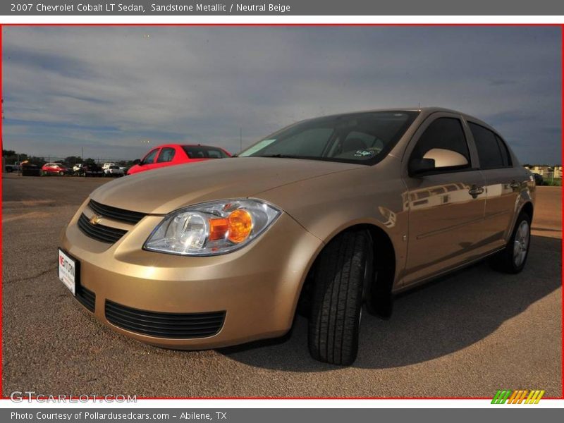 Sandstone Metallic / Neutral Beige 2007 Chevrolet Cobalt LT Sedan