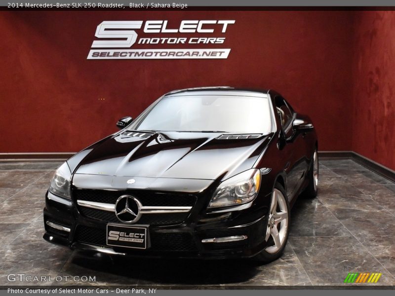 Black / Sahara Beige 2014 Mercedes-Benz SLK 250 Roadster