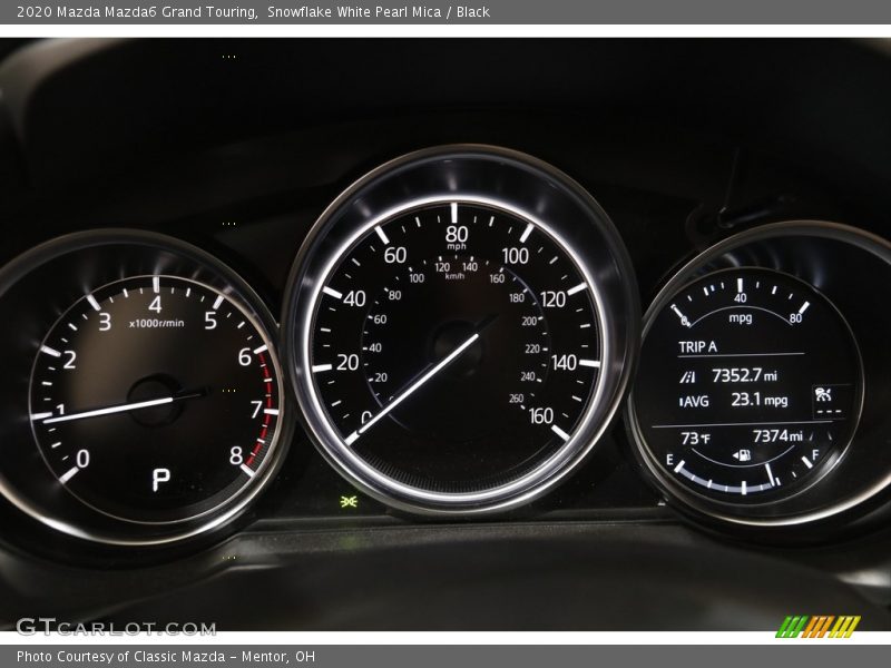 Snowflake White Pearl Mica / Black 2020 Mazda Mazda6 Grand Touring