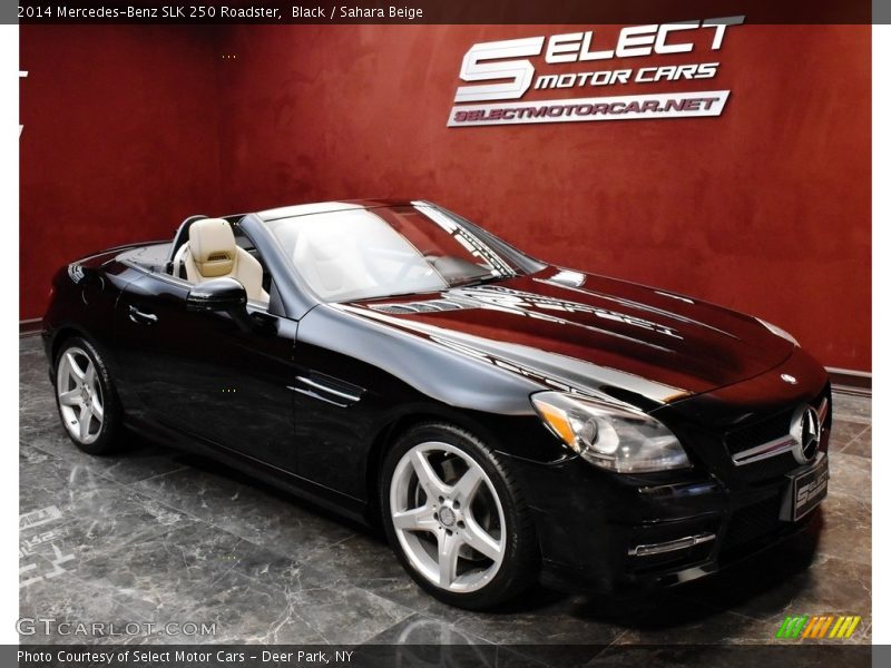 Black / Sahara Beige 2014 Mercedes-Benz SLK 250 Roadster