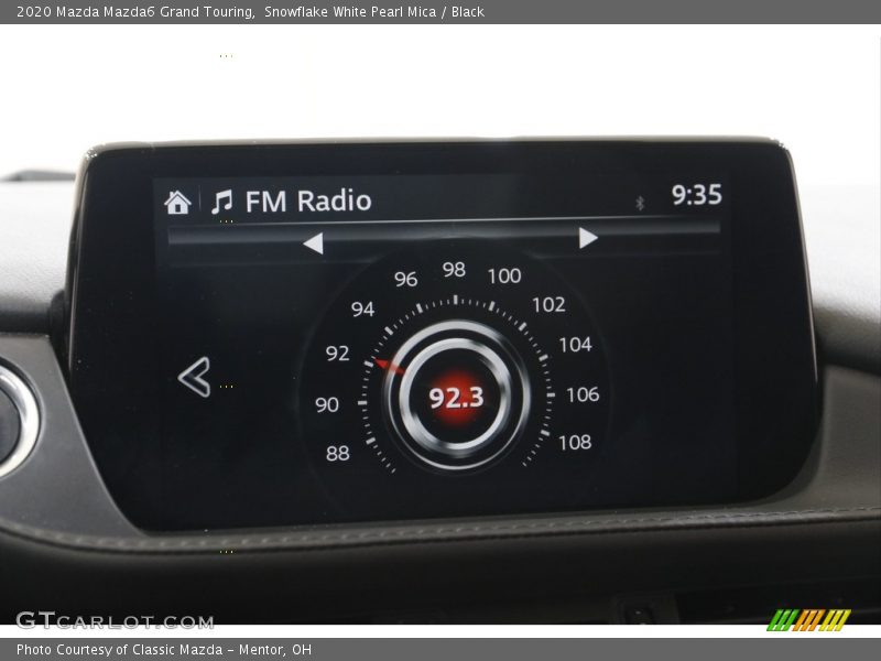 Snowflake White Pearl Mica / Black 2020 Mazda Mazda6 Grand Touring