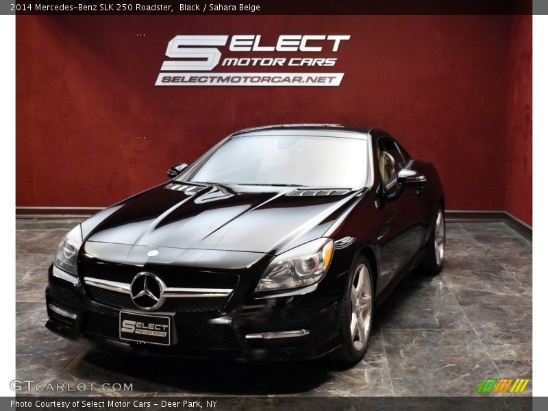 Black / Sahara Beige 2014 Mercedes-Benz SLK 250 Roadster