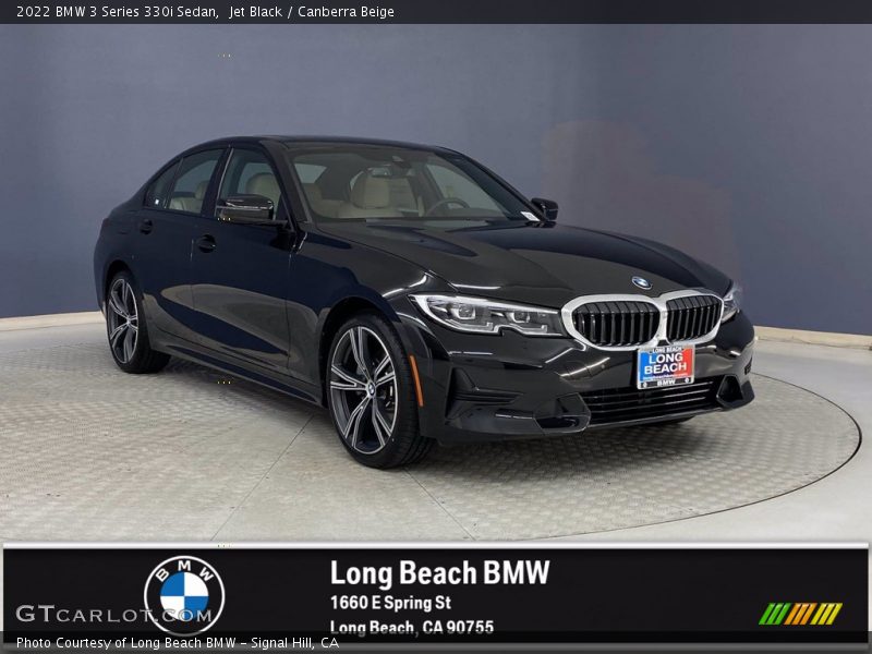 Jet Black / Canberra Beige 2022 BMW 3 Series 330i Sedan