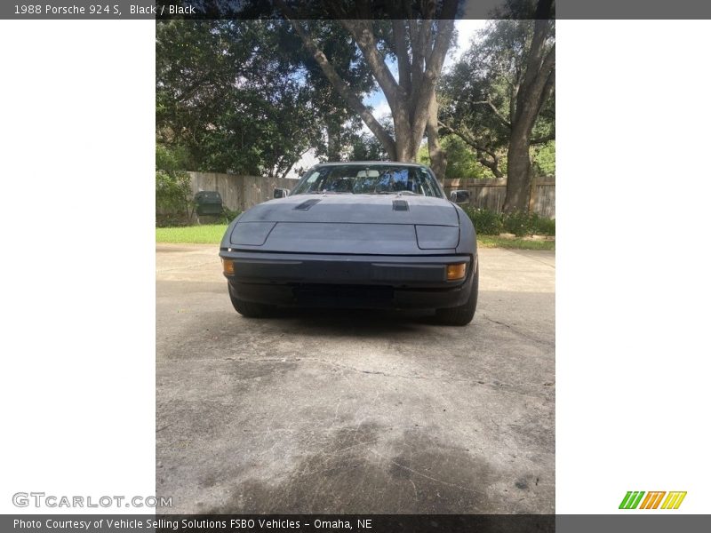 Black / Black 1988 Porsche 924 S