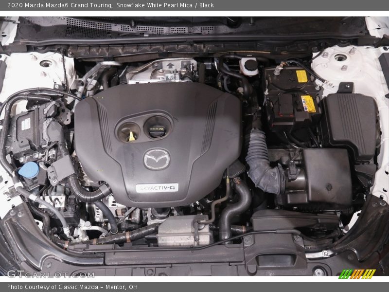 Snowflake White Pearl Mica / Black 2020 Mazda Mazda6 Grand Touring