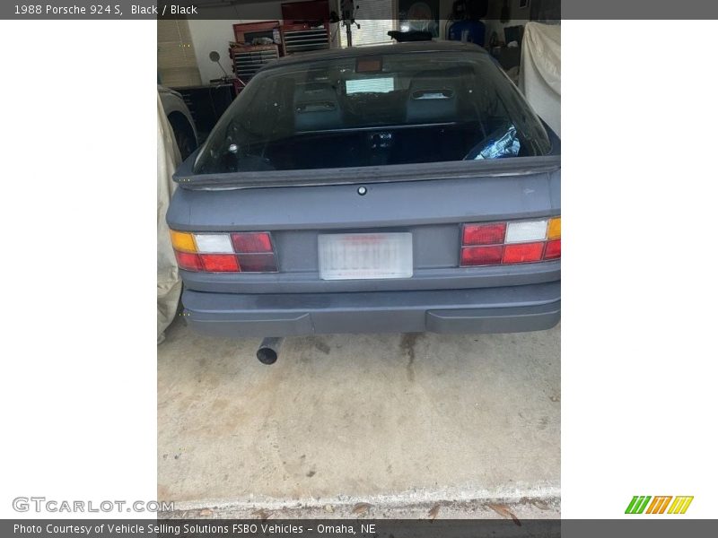 Black / Black 1988 Porsche 924 S