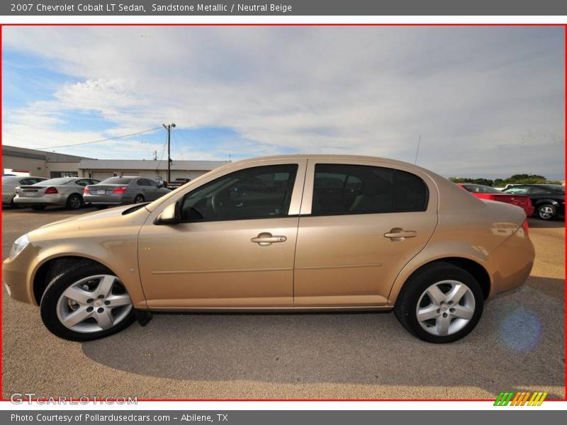 Sandstone Metallic / Neutral Beige 2007 Chevrolet Cobalt LT Sedan