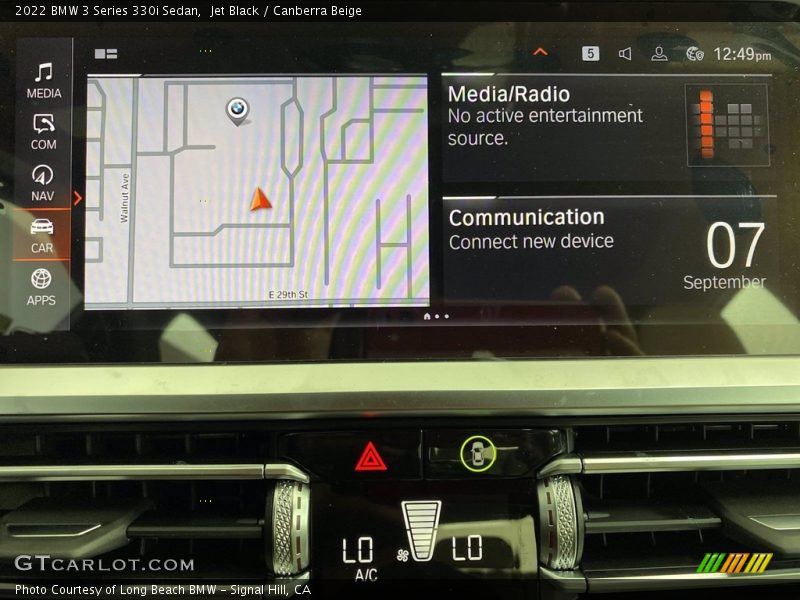 Jet Black / Canberra Beige 2022 BMW 3 Series 330i Sedan