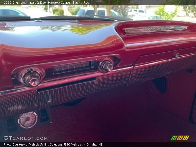 Black / Red 1960 Chevrolet Impala 2 Door Hardtop Coupe