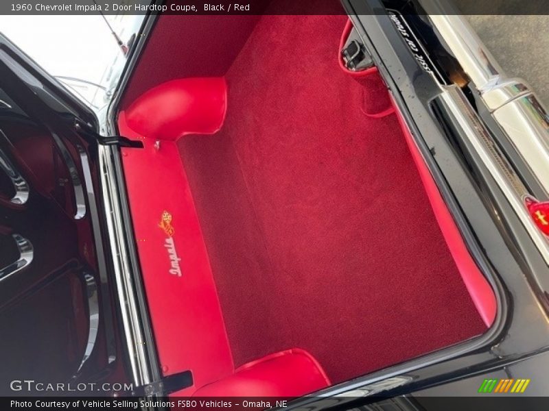 Black / Red 1960 Chevrolet Impala 2 Door Hardtop Coupe