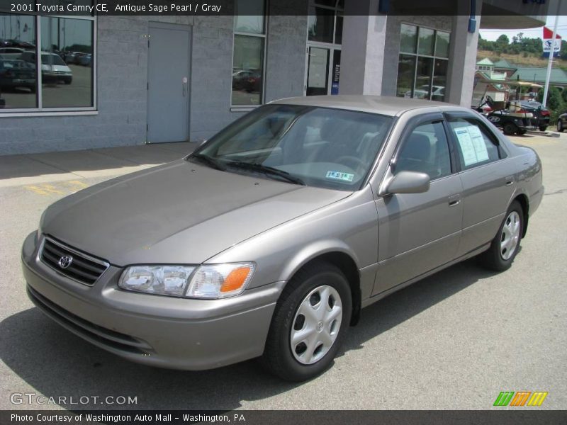 Antique Sage Pearl / Gray 2001 Toyota Camry CE
