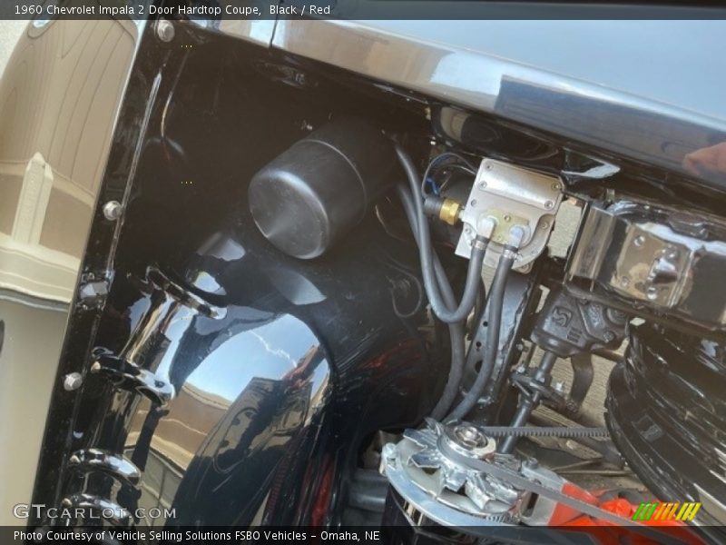 Black / Red 1960 Chevrolet Impala 2 Door Hardtop Coupe