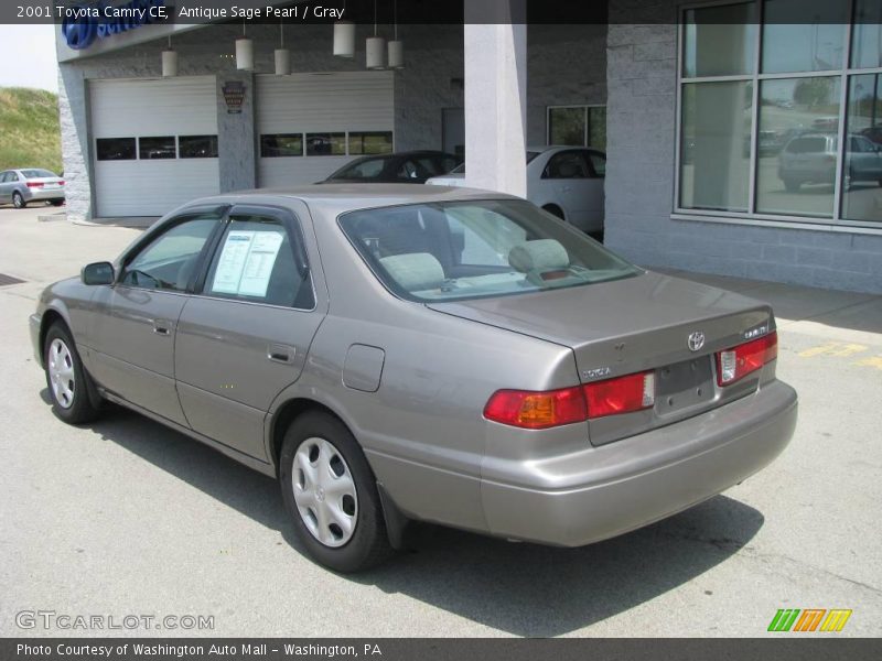 Antique Sage Pearl / Gray 2001 Toyota Camry CE
