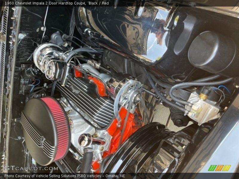Black / Red 1960 Chevrolet Impala 2 Door Hardtop Coupe