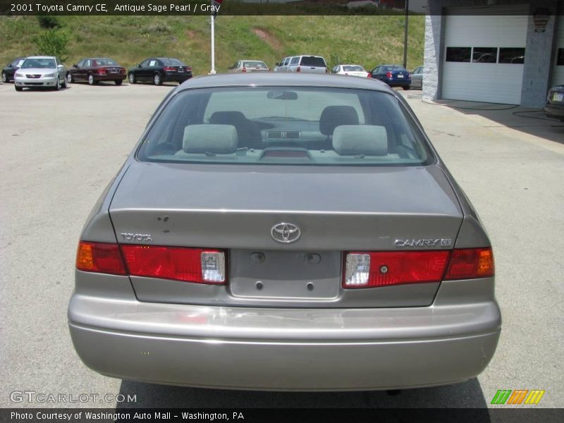 Antique Sage Pearl / Gray 2001 Toyota Camry CE