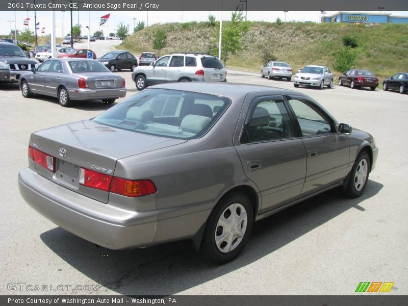 Antique Sage Pearl / Gray 2001 Toyota Camry CE