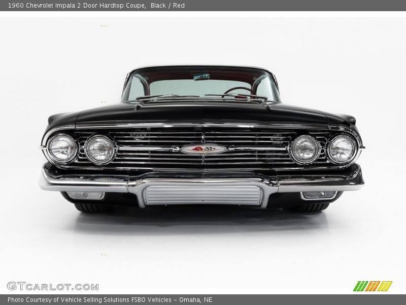 Black / Red 1960 Chevrolet Impala 2 Door Hardtop Coupe
