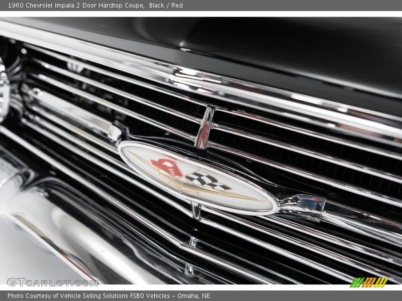 Black / Red 1960 Chevrolet Impala 2 Door Hardtop Coupe