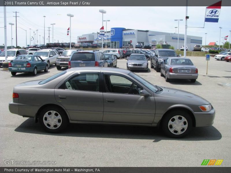 Antique Sage Pearl / Gray 2001 Toyota Camry CE