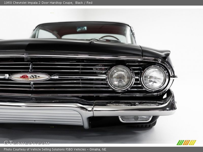 Black / Red 1960 Chevrolet Impala 2 Door Hardtop Coupe