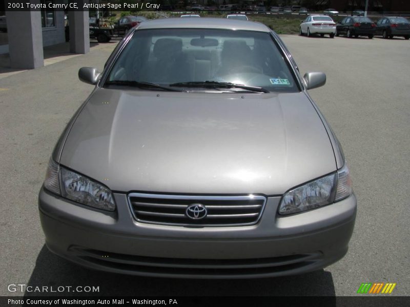 Antique Sage Pearl / Gray 2001 Toyota Camry CE