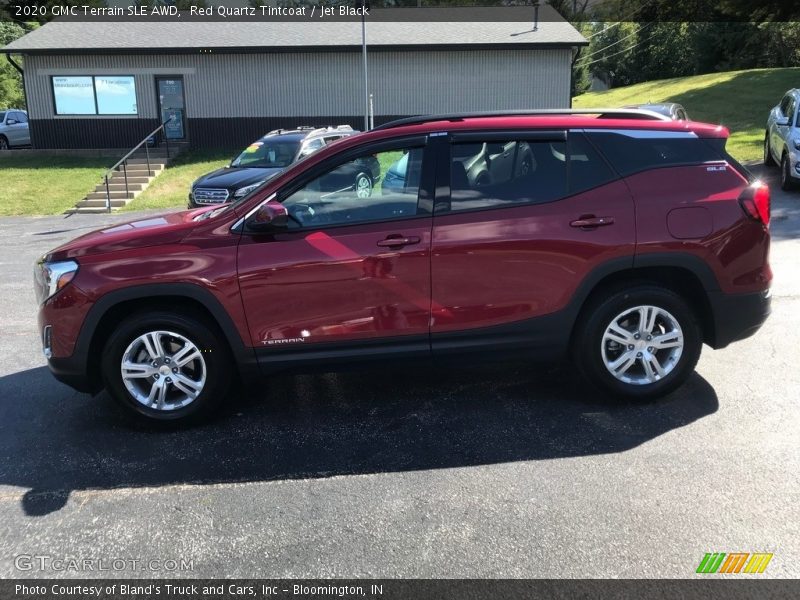 Red Quartz Tintcoat / Jet Black 2020 GMC Terrain SLE AWD