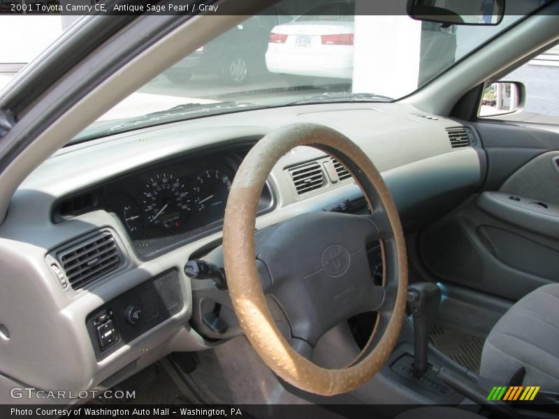 Antique Sage Pearl / Gray 2001 Toyota Camry CE