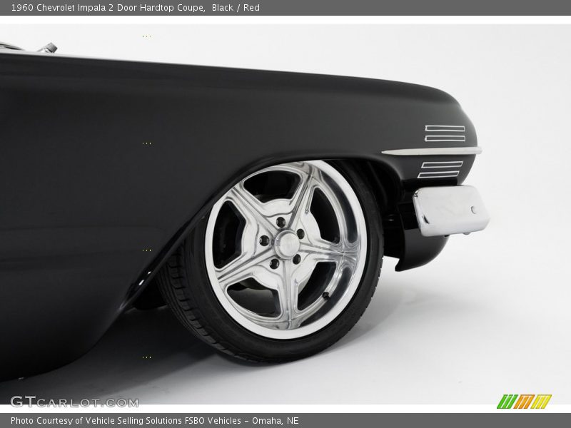 Black / Red 1960 Chevrolet Impala 2 Door Hardtop Coupe