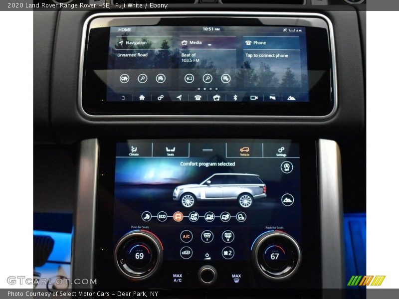 Fuji White / Ebony 2020 Land Rover Range Rover HSE