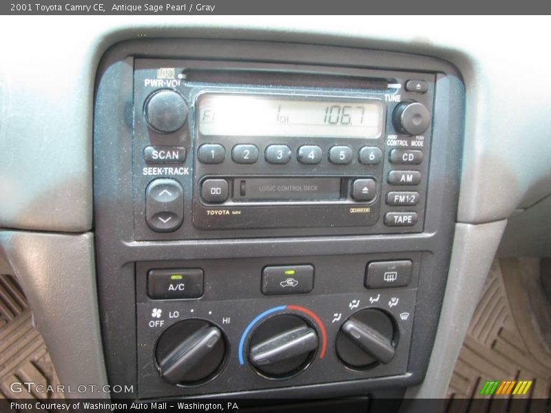 Antique Sage Pearl / Gray 2001 Toyota Camry CE