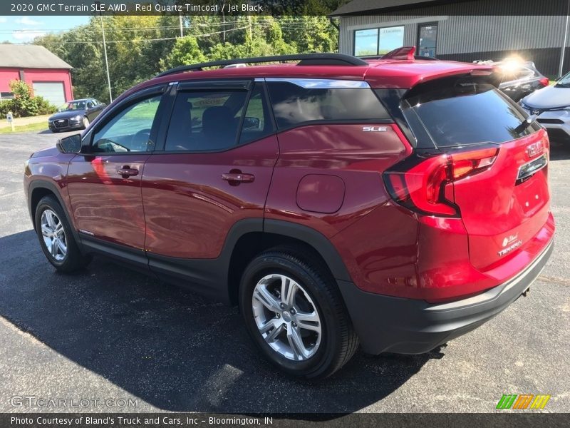 Red Quartz Tintcoat / Jet Black 2020 GMC Terrain SLE AWD