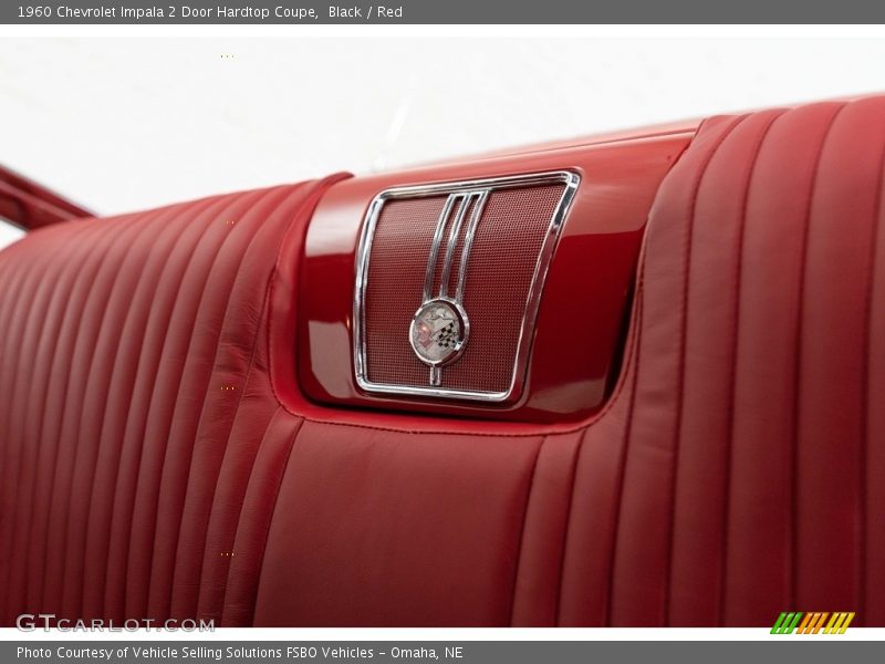 Black / Red 1960 Chevrolet Impala 2 Door Hardtop Coupe
