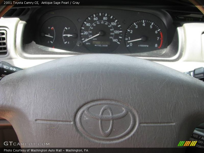 Antique Sage Pearl / Gray 2001 Toyota Camry CE