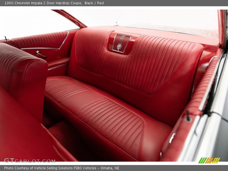 Black / Red 1960 Chevrolet Impala 2 Door Hardtop Coupe