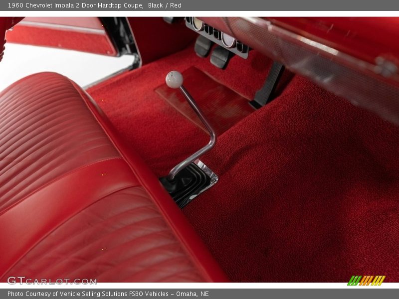 Black / Red 1960 Chevrolet Impala 2 Door Hardtop Coupe