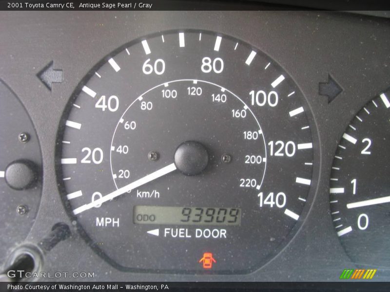 Antique Sage Pearl / Gray 2001 Toyota Camry CE