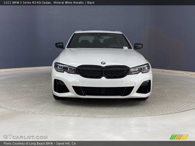 Mineral White Metallic / Black 2022 BMW 3 Series M340i Sedan