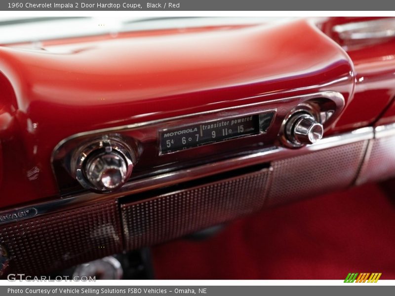 Black / Red 1960 Chevrolet Impala 2 Door Hardtop Coupe